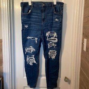 American Eagle Curvy size 18 (Short) Ripped Jeans